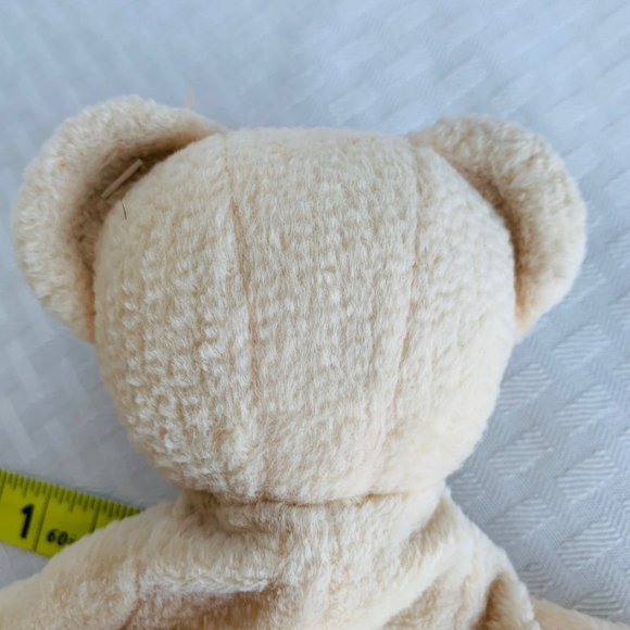 Snuggle Bear Vintage 1999 Plush Cream NEW With Tag Fabric Softener Stuffed Bear - Picture 7 of 9